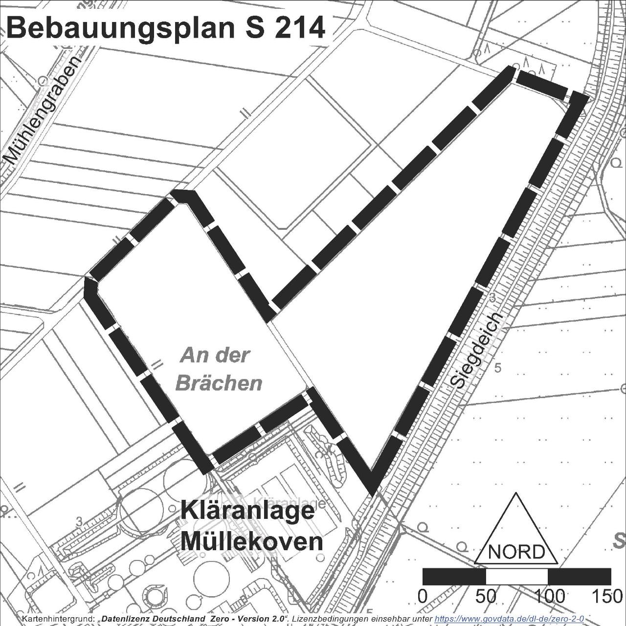 Abgrenzung des Plangebietes